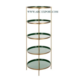 Cadre en laiton de grande taille de qualité de luxe organisateur d'affichage aspect unique porte-bagages meubles fabriqués à la main porte-bagages pour les meilleures ventes - Product Image 4