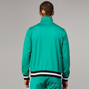 Sudadera de Jersey de manga larga sostenible, chándal de gimnasio transpirable para hombres, estilo deportivo informal en Material de poliéster y algodón - Product Image 2