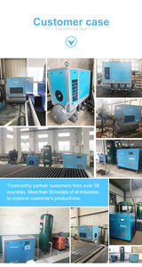 15 קילוואט <span class=keywords><strong>20</strong></span> כ "ס כל אחד מדחס אוויר סיבובי עם מיכל אוויר ומייבש - Product Image 4