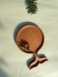 Plateau de vaisselle en forme de poisson à prix compétitif en bois naturel sans produits chimiques pour assiettes et plats décoratifs - Product Image 5
