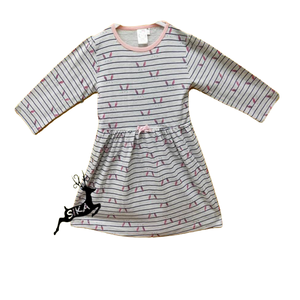 Certificado orgánico Spandex/bambú Unisex botón a presión bebé mameluco vestido ecológico manga completa Color sólido anudado - Product Image 1