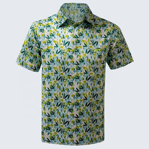 เสื้อโปโลกอล์ฟแขนสั้นผู้ชายแบบแห้งเร็ว ปี 2026 แบบสั่งทำพิเศษ พร้อมปักโลโก้ลายเรียบ - Product Image 1