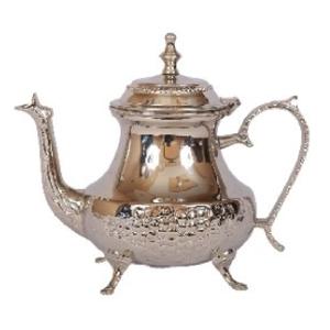 กาต้มน้ำชาทำจากทองเหลืองบริสุทธิ์มีด้ามจับขนาดใหญ่ดีไซน์ทันสมัยสำหรับเสิร์ฟชากาแฟโรงแรมเครื่องใช้บนโต๊ะอาหารแบบมีช้อน - Product Image 6