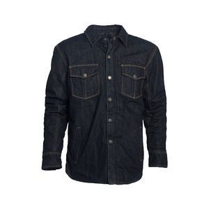 Camisa de Kevlar duradera con características protectoras blindadas y Camisa de franela con bolsillos en el pecho para hombres - Product Image 3