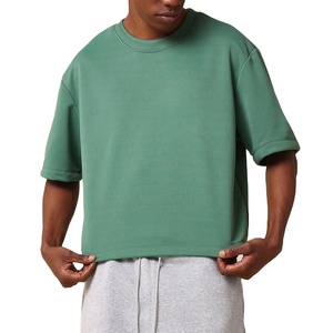 T-shirt Boxy Décontracté pour Homme en Coton Lourd Personnalisé, Coupe Oversize, Épaules Tombantes, Imprimé DTG, Design Vierge - Product Image 1