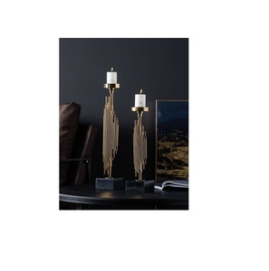 Bonne vente bougeoir mural bougeoir mural fait à la main bougeoirs suspendus en fer forgé - Product Image 1