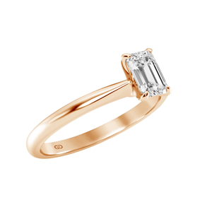 Anillo Solitario Clásico con Esmeralda Natural en Forma de Gota, Oro de 10K para Mujer, Certificado EF VVS, Elegante Anillo de Compromiso y Boda, Joyería Fina - Product Image 2