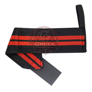 Sangles de levage en néoprène personnalisées populaires, bandes de maintien pour poignets respirantes, protection professionnelle, marque privée, pour haltérophilie - Product Image 3