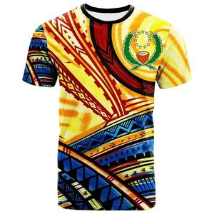 Camiseta personalizada con estampado 3D DE LAS Islas Marshall Hawaii, camiseta de tatuaje Tribal de colmillo de jabalí polinesio, ropa de calle para hombres y mujeres, camisetas Unisex - Product Image 2
