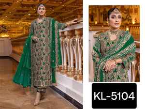 ชุดสูท Georgette salwar kameez พร้อมงานปักลายหินชุดเสื้อผ้าผู้หญิงอินเดียและปากีสถาน - Product Image 2