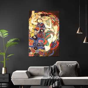 Affiche sur toile « La Vierge » de Gustav Klimt, style moderne, pour décoration murale - Product Image 2