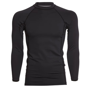 Vêtements de compression intégrale pour hommes et femmes, Rashguard BJJ MMA, vente en gros OEM, Spandex/Polyester, respirant, séchage rapide - Product Image 2