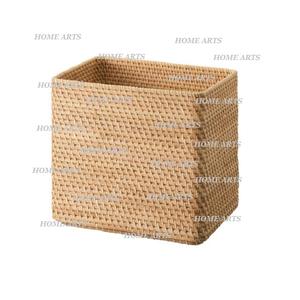 Cesta de verduras de ratán hecha a mano Cesta de almacenamiento de tamaño personalizado de forma rectangular para uso en el hogar y la cocina - Product Image 5