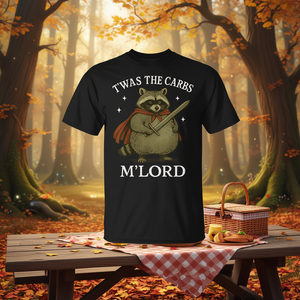 T-shirt promozionale T'was the Carbs M'lord - Product Image 3