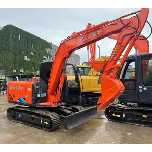 Excavadora roja Hitachi ZX60 Mini 6ton usada con motor de engranaje de motor Yanmar-Maquinaria de movimiento de tierras de alta eficiencia Guangzhou Export - Product Image 6