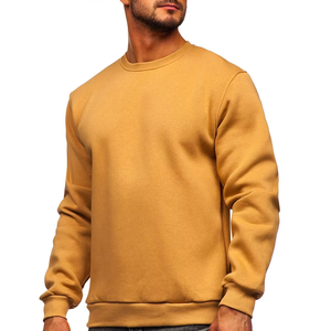 Vente en gros de sweats 100% coton pour hommes, vêtements de sport à col ras du cou et à manches longues, options imprimées ou brodées - Product Image 2