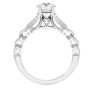 925 Plata 1,50 CT corte redondo Original Moissanite diamante boda anillo Vintage diamante compromiso anillo mujer Día regalos para ella - Product Image 5