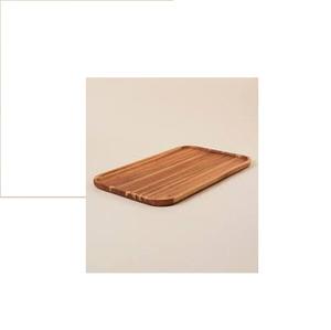 Bandeja de madera natural para decoración del hogar, bandeja de transporte de frutas y alimentos para sala de estar, bandeja de servicio directo de madera - Product Image 6