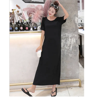 Robe à manches courtes en coton de haute qualité pour femmes de grande taille Nouveau Top Vente en gros Meilleur prix T-shirt Robe de nuit