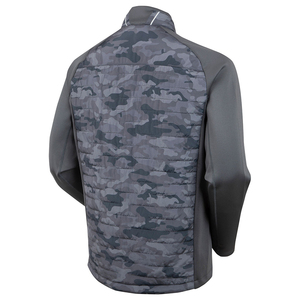 Chaqueta híbrida con cuello levantado y paneles de alta calidad con mangas largas para hombre Logotipo frontal Estampado personalizado relleno de fibra de poliéster - Product Image 5