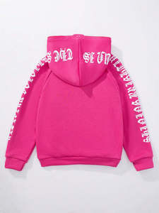 Sudadera con Capucha de Invierno de Felpa Gruesa de Moda, con Estampado Personalizado, Cierre de Cremallera, Ecológica - Product Image 6