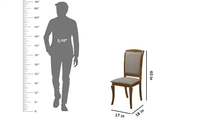 COLLECTION AMÉRICAINE SET DE TABLE À MANGER EN BOIS 1 + 6