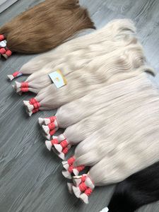 Extensiones de Cabello Humano Remy Ruso y Vietnamita al por Mayor, Paquetes a Granel de Cabello Indio Virgen para Pelucas, Envío Gratis, Precio Mayorista - Product Image 6