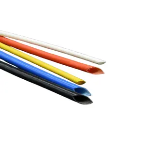 Nhiệt độ cao dây điện Tay áo Nhựa Acrylic tráng sợi thủy tinh sleeving