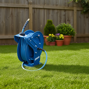 Enrouleur de tuyau métallique BluBird 15 m pour air et eau, raccord de sortie DN 7.2 EWO, tuyaux et enrouleurs de jardin - Product Image 3