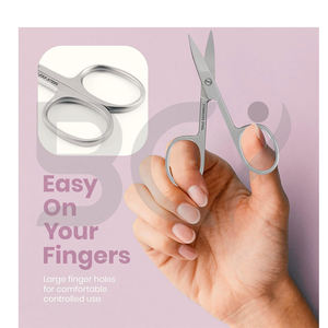 Tijeras para Cutículas de Acero Inoxidable, Curvas, Duraderas, Antideslizantes, de Buena Calidad, para Uso Personal, 2026 - Product Image 4