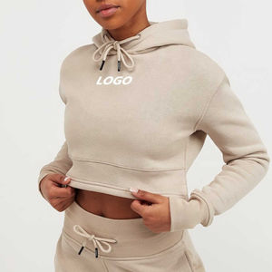 Conjunto de 2 piezas de hombro caído de alta calidad/pantalones de joggers sudadera pantalones de chándal sudaderas con capucha en blanco conjunto de pantalones cortos personalizados de gran tamaño - Product Image 5