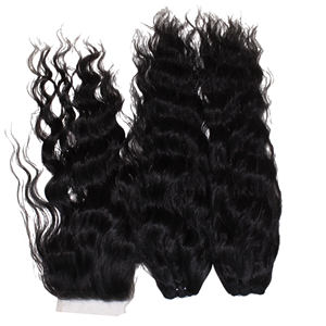 วิกผมลอนลึกเวียดนาม5x5 HD สำหรับการปิดส่วนหน้าผากผมต่อแบบมนุษย์ธรรมชาติทำจากเส้นด้าย - Product Image 2