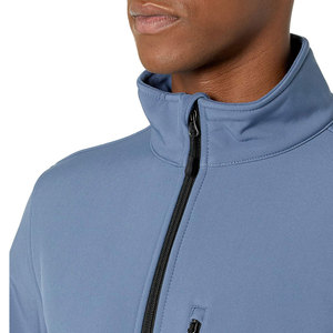 Customized Logo Light <b>Weight</b> Softshell Winter Jacket Breathable <b>Stand</b> Collar with Front Logo for Players - Product Image 4