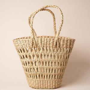 Bolsos de Jacinto de Agua Tejidos a Mano, Buen Precio, Material Natural, Suministro al por Mayor, Bolso de Mano - Product Image 1