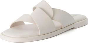Stylish Women's Cross Strap Leather Sandal Elegant <b>Slip</b>-<b>On</b> for Daily Wear Cushioning Anti-<b>Slip</b> Spring Lightweight - Product Image 6