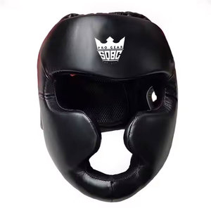 Protector de Cabeza de Boxeo MMA de Cuero de Buena Calidad para Hombre, Ligero y Personalizable - Product Image 1