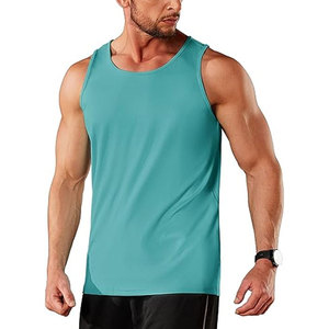 เสื้อกล้ามผู้ชายเสื้อ100% ผ้าฝ้ายรัดรูปขนาดใหญ่สำหรับใส่ไปยิม - Product Image 4