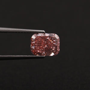 เพชรชมพูทรงรัศมี 2.0 กะรัต VS1-VS2 ผลิตในห้องปฏิบัติการ สีแฟนซีสดใส ได้รับการรับรองจาก IGI สำหรับทำเครื่องประดับ - Product Image 1