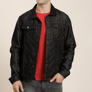 Vente en gros OEM de veste en coton denim Fabricant de veste en jean en coton avec logo personnalisé Veste en jean en couleur pour hommes de meilleure qualité - Product Image 3