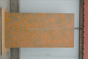 Panel Decorativo Impermeable y Resistente al Fuego con Patrón de Flores Doradas para Paredes Interiores Artísticas, Espacios Comerciales y Áreas de Entretenimiento - Product Image 3
