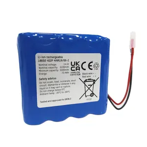 18650 Li-ion Lithium UN38.3 MSDS có thể sạc lại Li-ion 4s2p 14/ 14.8V pin lithium