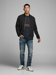 Chaquetas de bombardero con cremallera de colección de invierno de alta calidad a precio bajo, chaquetas de bombardero hechas en fábrica de moda informal para hombre - Product Image 3