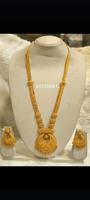 Parure de bijoux en cuivre plaqué or 24 carats, style vintage Dubaï, avec broche fleur, boucles d'oreilles et collier, idéale pour un anniversaire, cadeau tendance