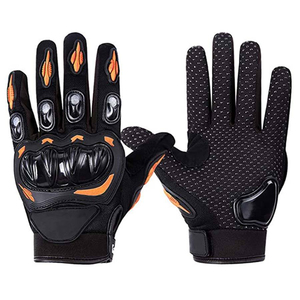 Winter Summer Half Finger <b>Waterproof</b> Leather Motorbike Racing Gloves Durable Comfort Protection - Product Image 4