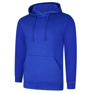 Sweats à capuche à manches longues pour hommes de qualité supérieure 100% coton, couleur unie, manches longues pour l'hiver avec logo personnalisé - Product Image 5