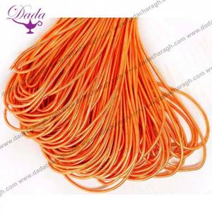 Fil de bullion lisse à coupe française, diamètre 1 mm, couleur or jaune, durable, pour broderie sur vêtements - Product Image 6