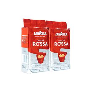 Café Molido Lavazza Qualità Rossa, 250g, Auténtica Mezcla Italiana, Aroma Intenso, Perfecto para Espresso, Cafetera Moka y Amantes del Café - Product Image 1
