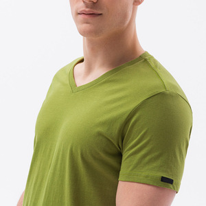 T-shirt vierge unisexe en polyester/coton 180g, respirant et à séchage rapide, avec logo, style streetwear, vente en gros, le plus vendu - Product Image 2