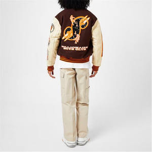 Fabricant universitaire de haute qualité personnalisé Vintage Club Streetwear veste d'hiver à boutons pour hommes Style décontracté grande taille disponible - Product Image 3