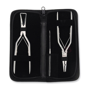 Surgical Grade Stainless Steel Micro <b>Beads</b> Remover Plier Multi-Functional Hair <b>Extension</b> Tools Kit - Product Image 6